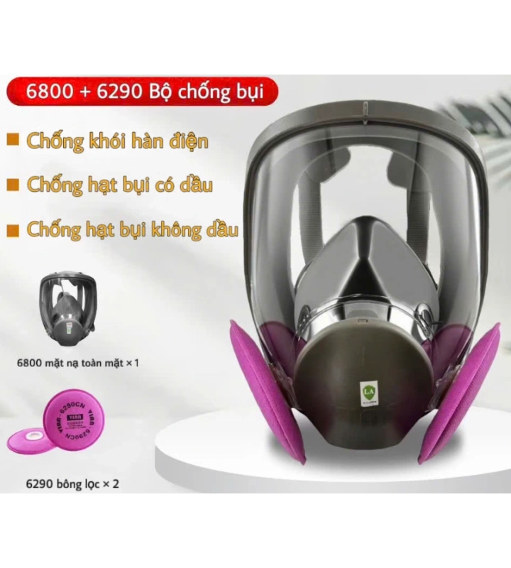 Mặt nạ phòng độc toàn diện 6800