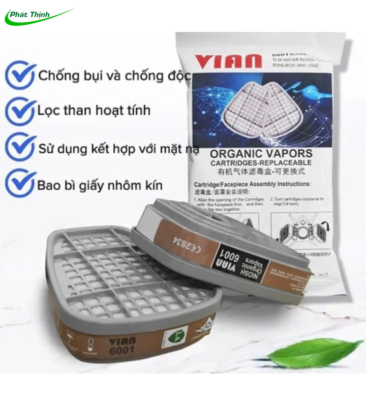 Phin lọc than hoạt tính 6001